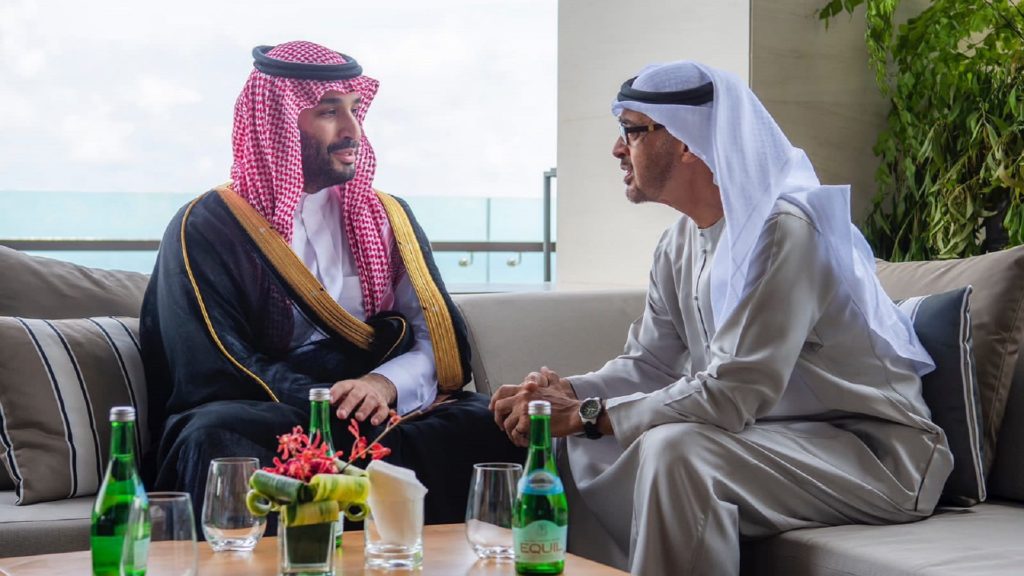 رئيس دولة الإمارات يلتقي الأمير محمد بن سلمان في قمة العشرين G20 بإندونيسيا